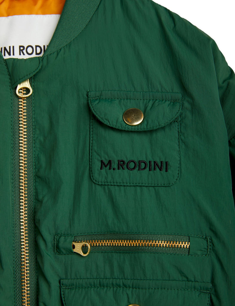 Nylon Baseball Jacket by Mini Rodini