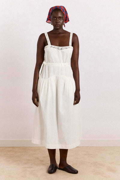 Campbell Midi Dress (White) | The Yo Store | Portland, OR