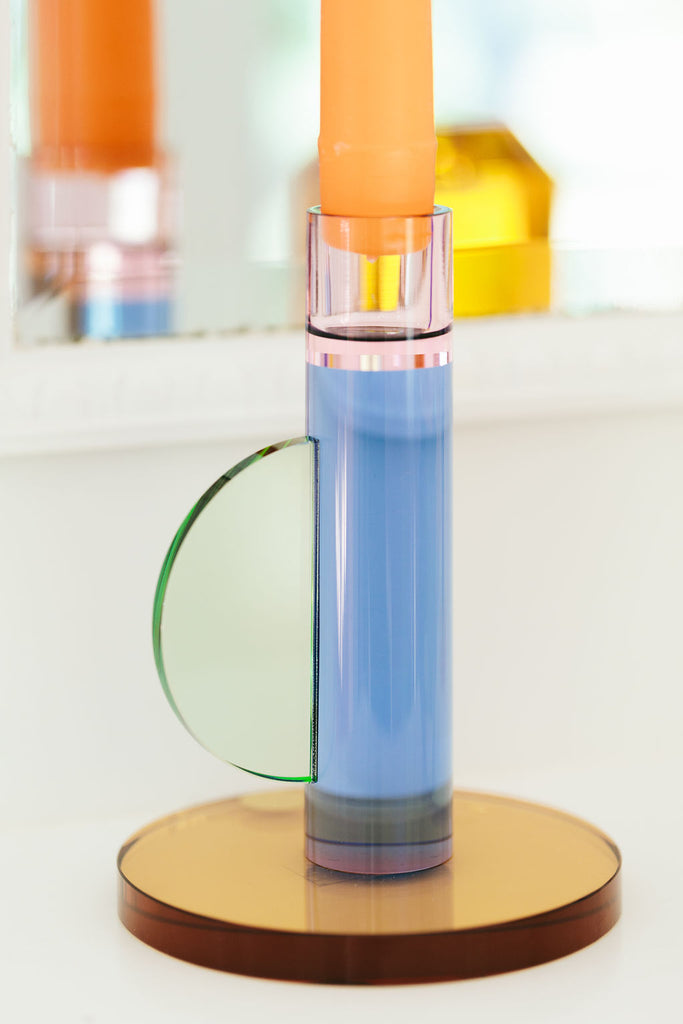 Astro Candlestick Holder (Blue) by Yo Home