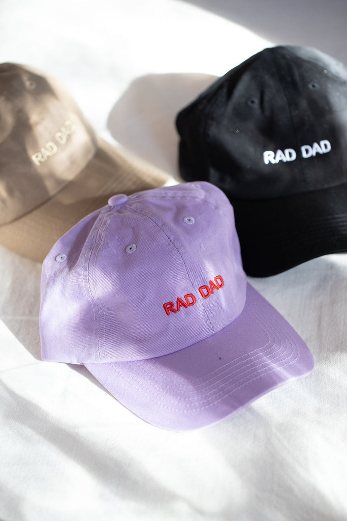 Rad Dad Cap (Purple + Red) by Intentionally Blank