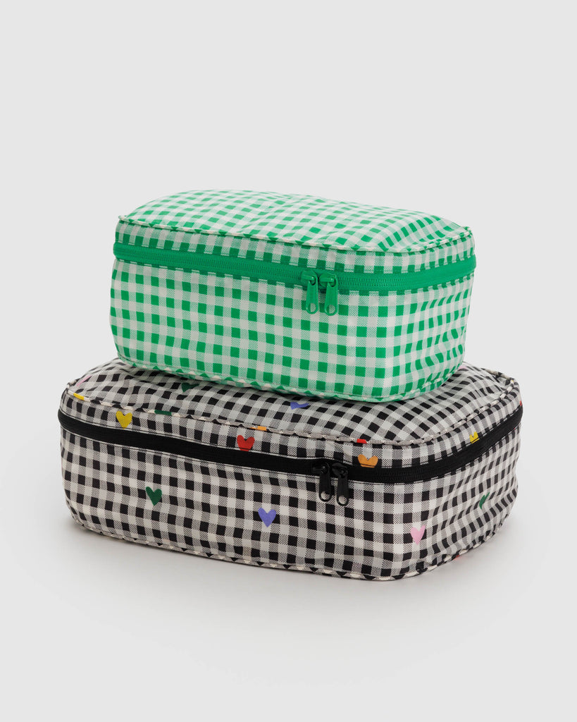 Packing Cubes (Gingham) by Baggu