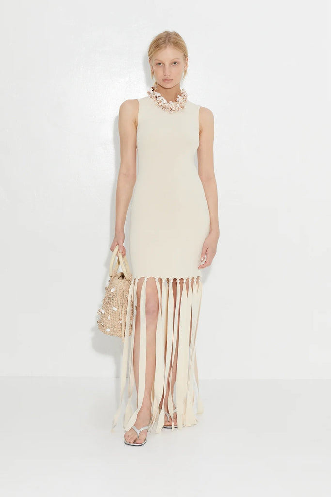 Eclisse Sleeveless Dress (Ivory) by Simon Miller