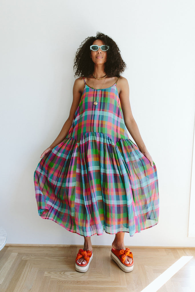 Leila Dress (Crossway Chex) by Rujuta Sheth