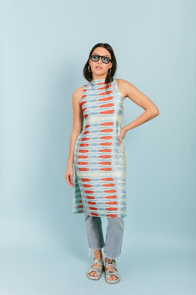 Skin Singlet Dress (Quicksilver) by Nin Studio
