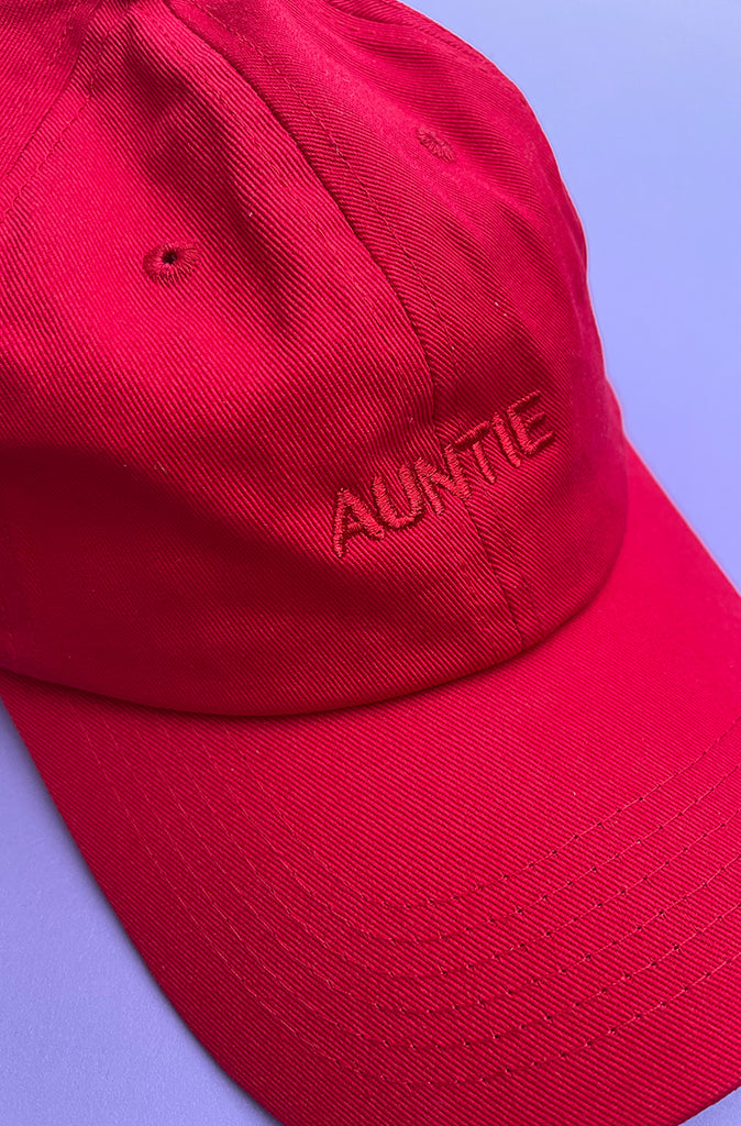 Auntie (Red on Red) by Intentionally Blank