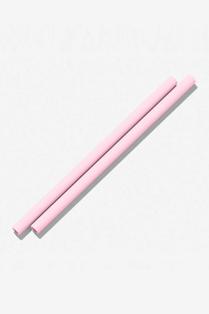 Silicone Straws 2 Pack (Cotton Candy) by Bink