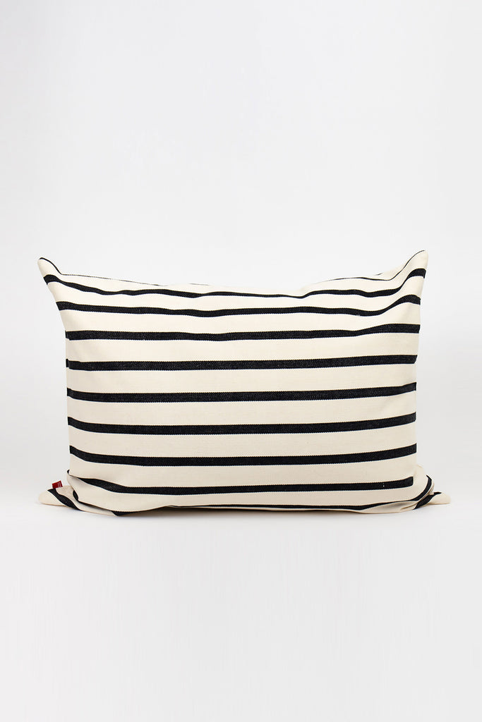 Medium Rectangle Cushion Cover (Juana Black/White) by A World Of Craft