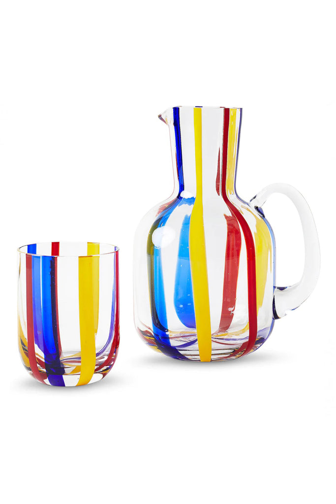 Carafe & Glass (Island Stripe) by Kip & Co