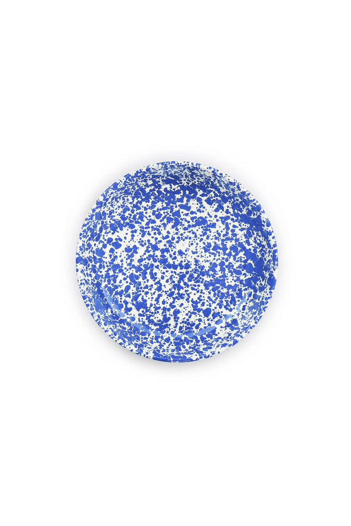Pasta Plate (Blue Splatter) by Crow Canyon