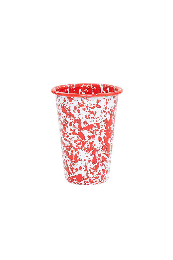 Tall Tumbler (Red Splatter) by Crow Canyon