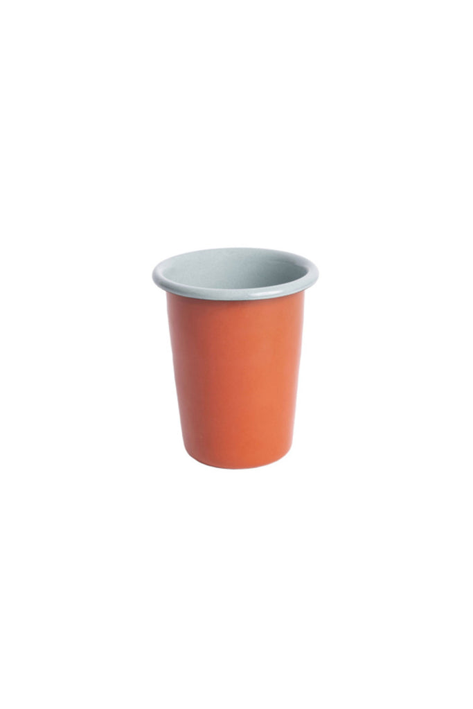 Small Tumbler (Tomato/Blue) by Crow Canyon