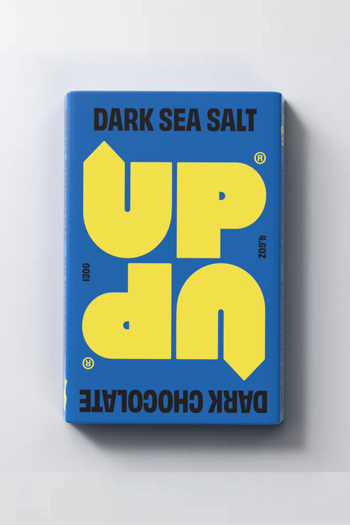 Sea Salt Dark Chocolate Bar by Up-Up Chocolate