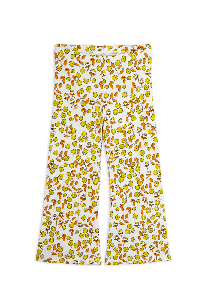 Flowers Flared Trousers by Mini Rodini