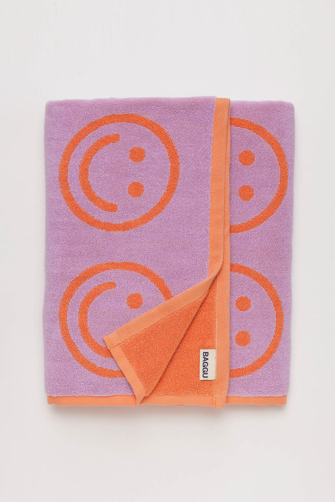 Bath Towel (Happy Lilac) by Baggu