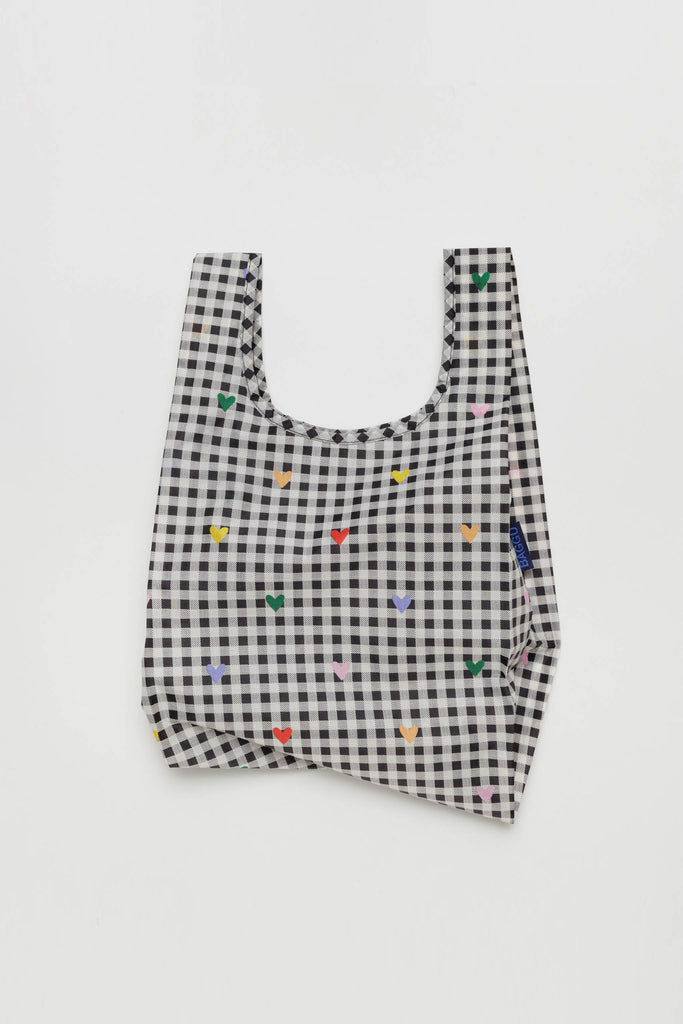 Baby Reusable Tote (Gingham Hearts) by Baggu