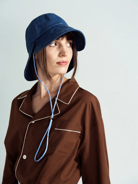Tulip Bucket Hat (Denim) | The Yo Store | Portland, OR