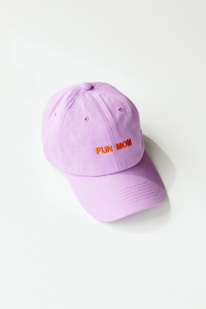 Fun Mom Cap (Purple + Red) by Intentionally Blank