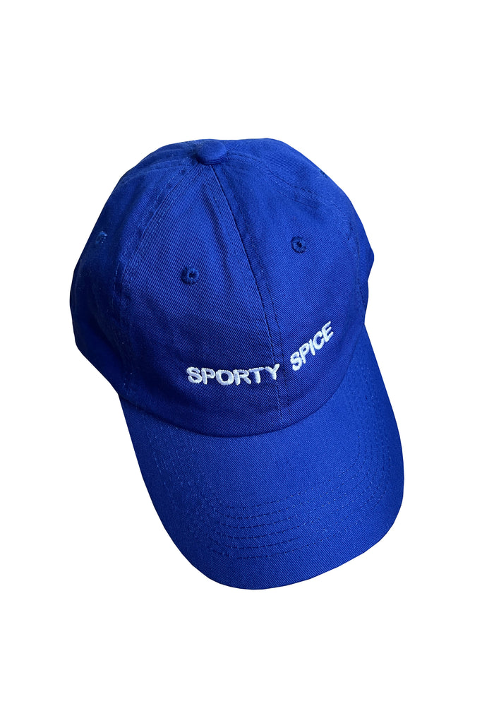 Sporty Spice (White on Cobalt Blue) by Intentionally Blank