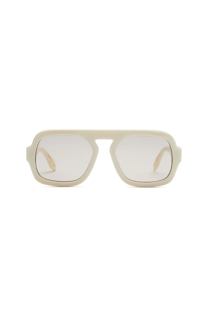Jane Sunglasses (Ivory White) by Elisa Johnson