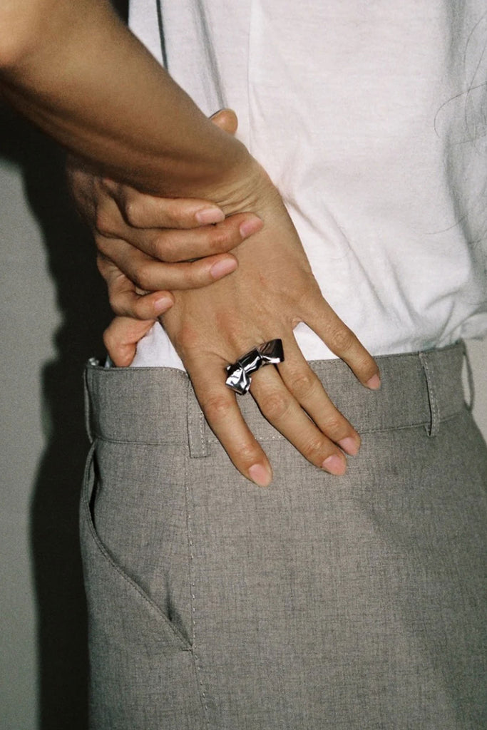 Large Cravat Ring by Annika Inez