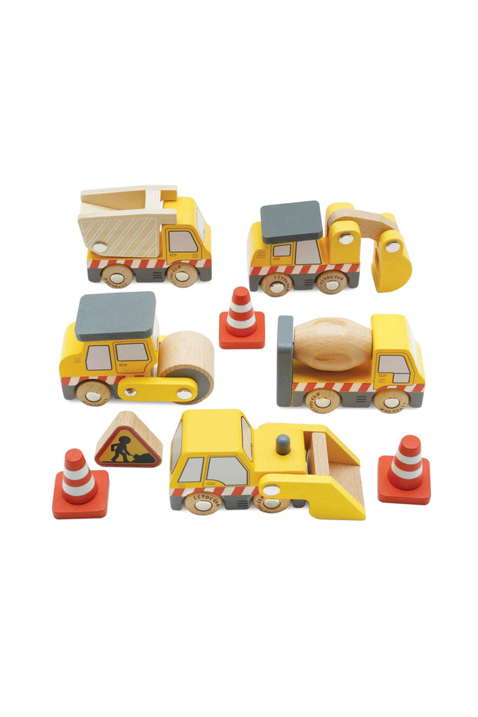 Construction Toy Vehicle Set by Le Toy Van