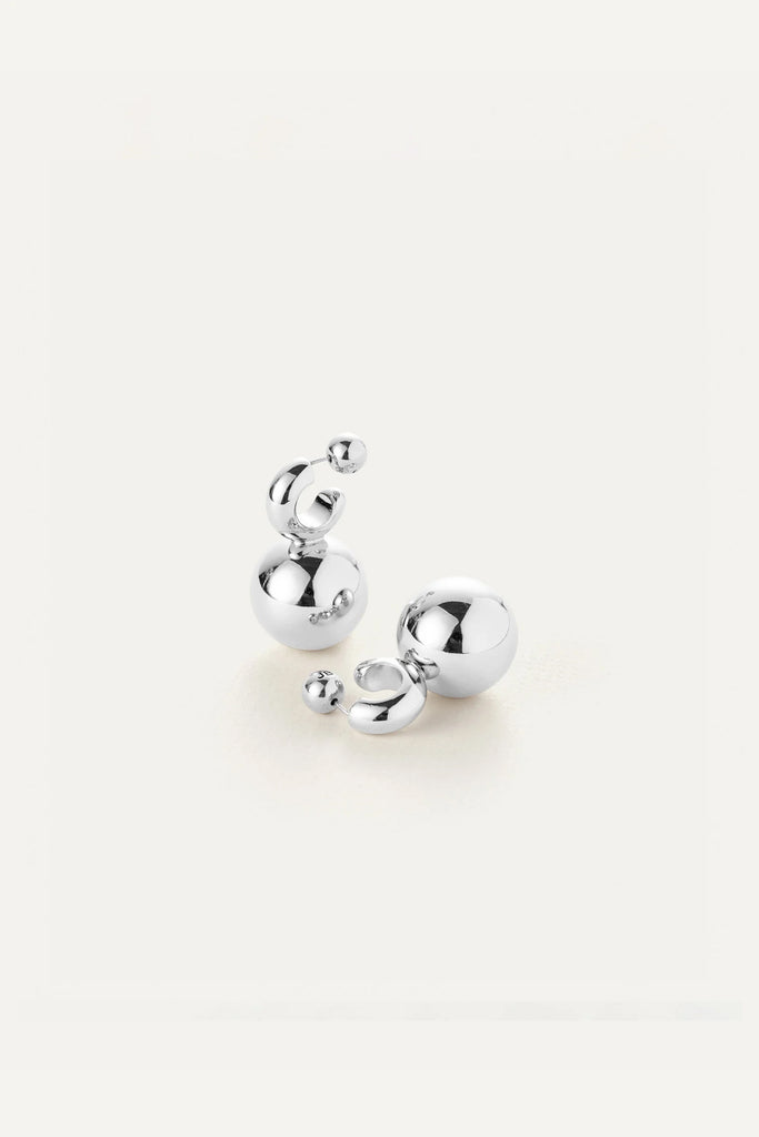 Lyra Earrings (Silver) by Jenny Bird