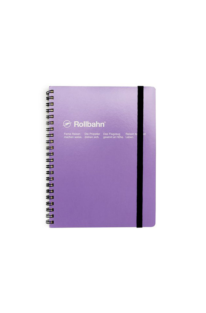 Pocket Memo Spiral Notebook (Purple) by Rollbahn