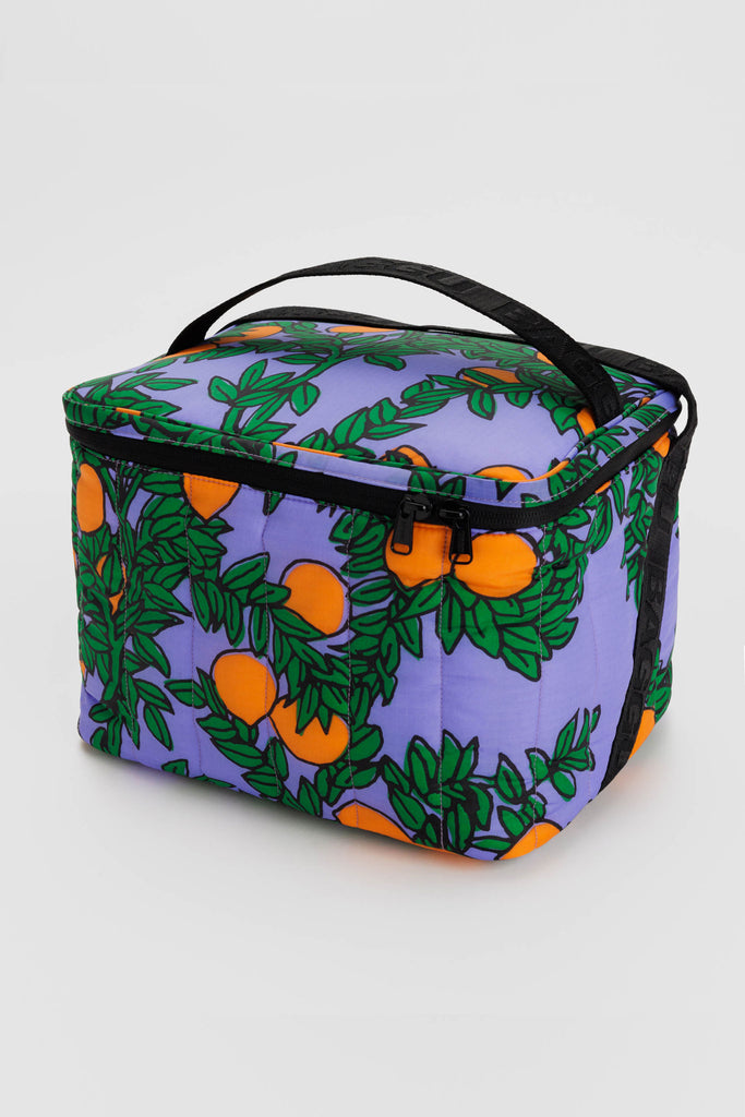 Puffy Cooler Bag (Orange Tree Periwinkle) by Baggu