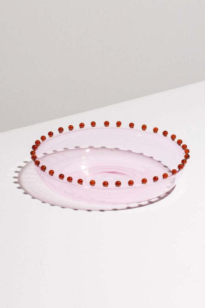 Pearl Platter (Pink/Amber) by Yo Home