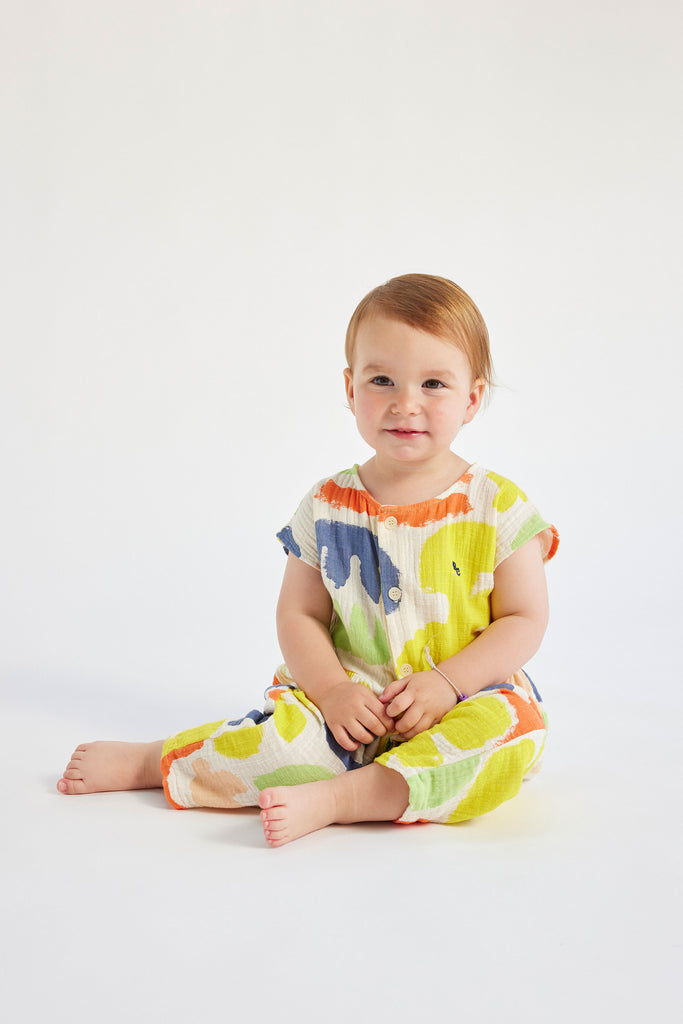 Carnival Woven Overall (Baby) by Bobo Choses