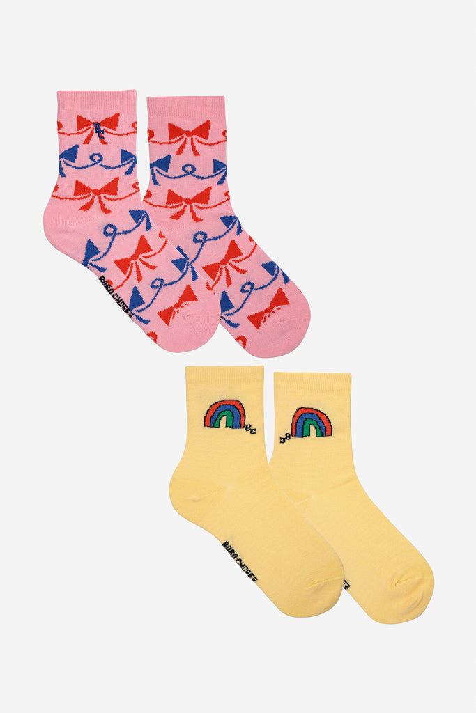 Rainbow Ribbon Socks Pack (Kids) by Bobo Choses