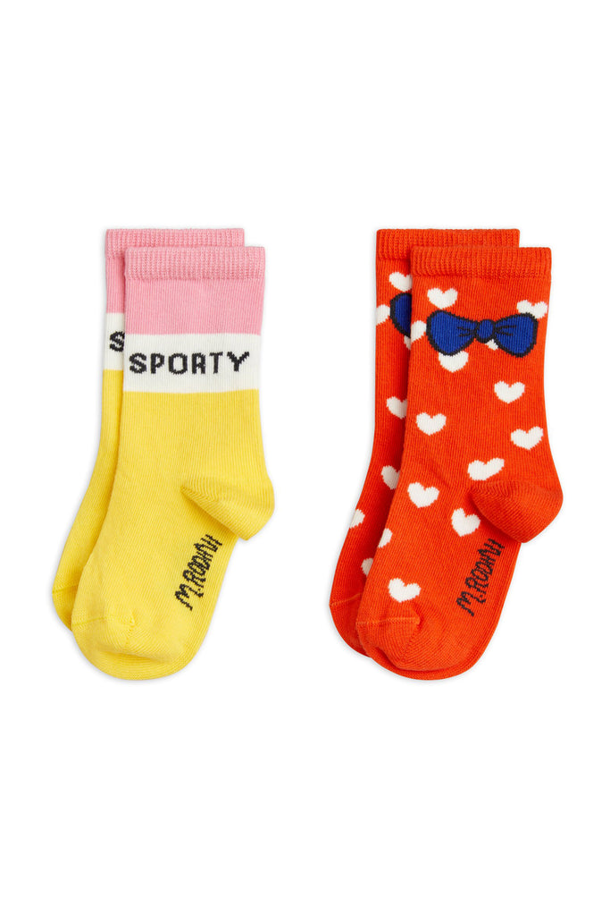 Sporty Socks (2 Pack) by Mini Rodini