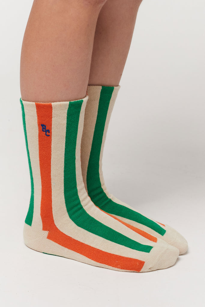 Vertical Stripes Socks (Kids) by Bobo Choses