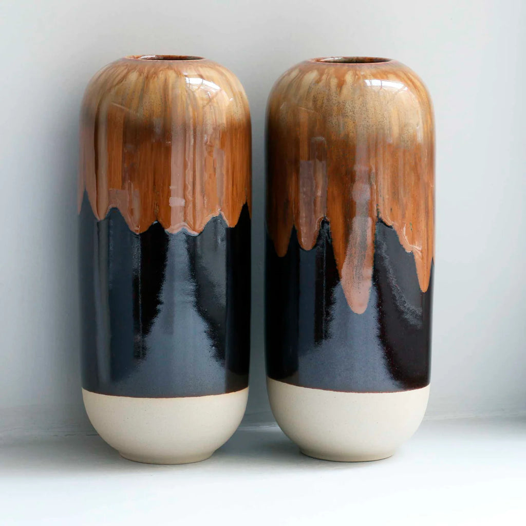Yuki Vase (Root Beer Float) by Studio Arhoj