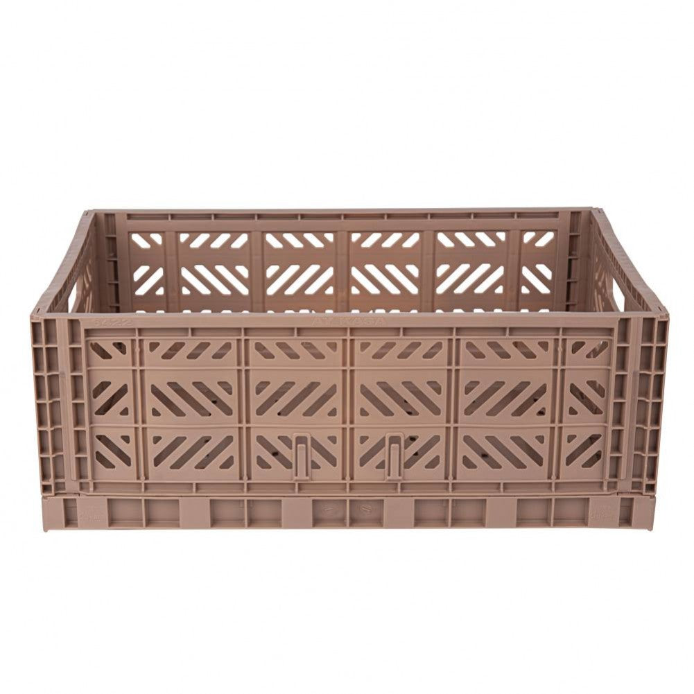 *PICK-UP ONLY* Maxi Storage Crate (Warm Taupe) by Yo! Organization