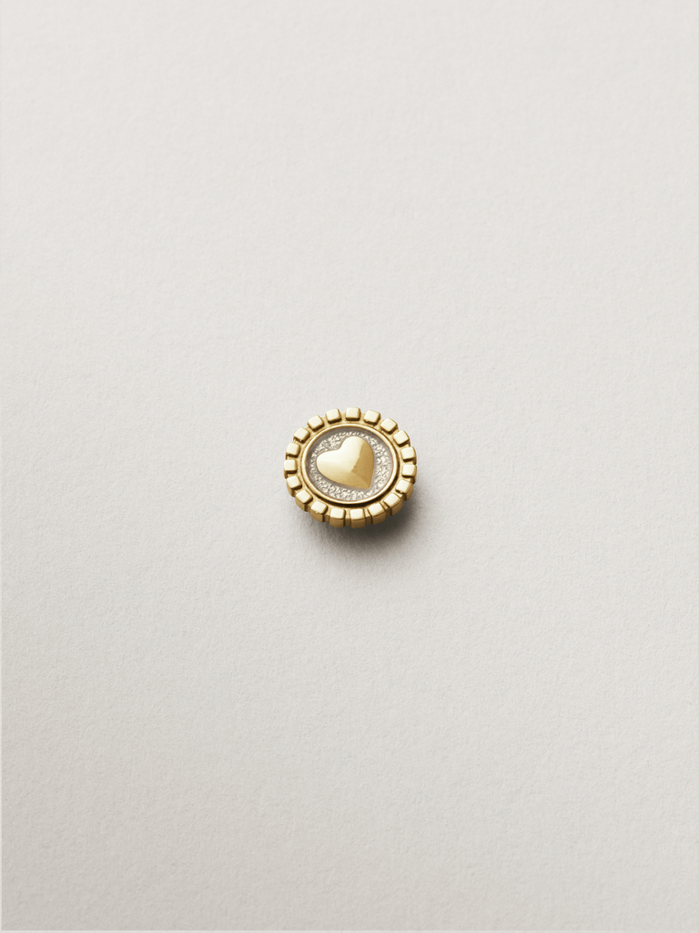 Love Coin (Ivory/Gold) by Maria Black