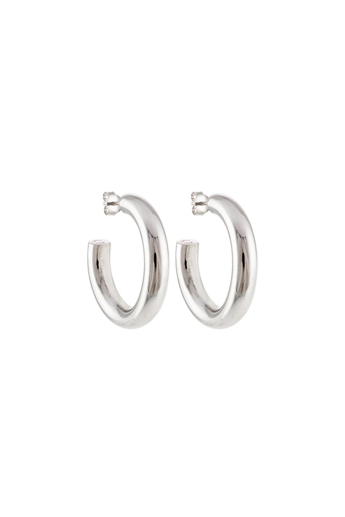 1" Perfect Hoops (Silver) by Machete