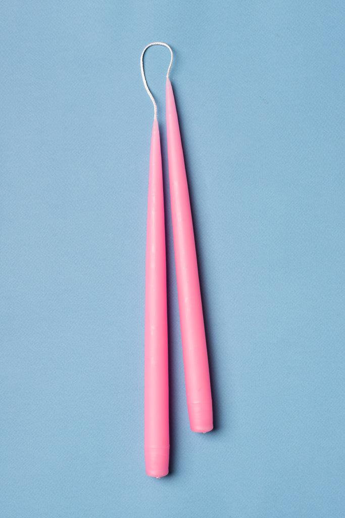 Classic Taper Candles (Pink) by Yo Home