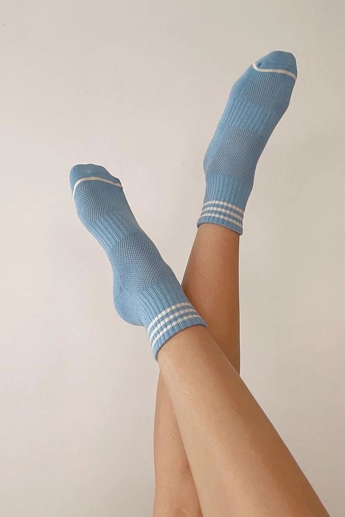 Girlfriend Socks (Parisian Blue) by Le Bon Shoppe
