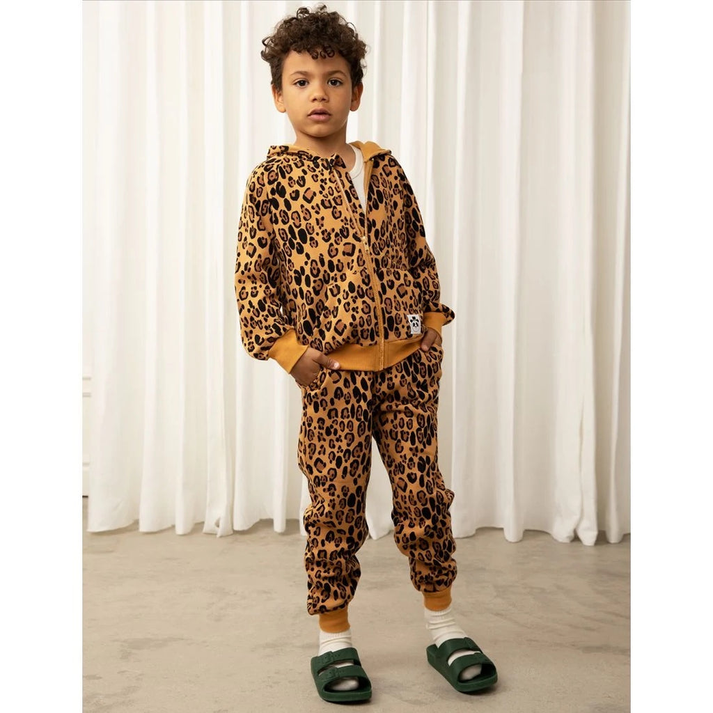 Leopard Sweatpants by Mini Rodini