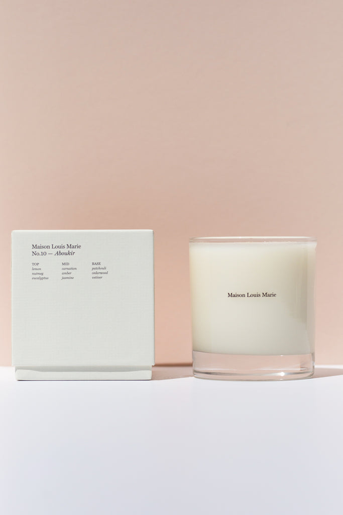 No. 10 Candle (Aboukir) by Maison Louis Marie