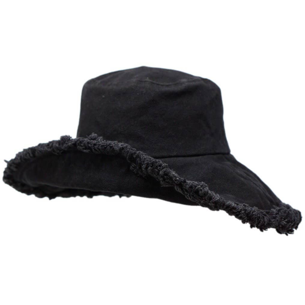 Keanu Bucket Hat (Black) by Olive & Pique