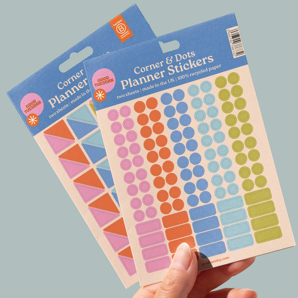 Corner & Dot Planner Stickers by Good Tuesday