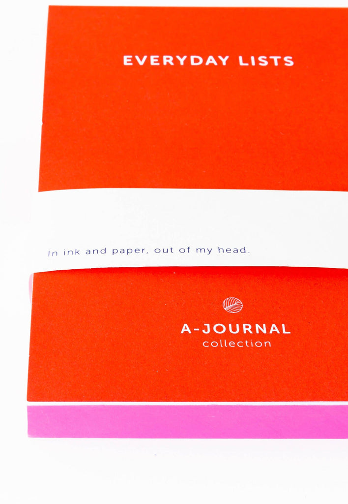 A-Journal Notepad (Red) by A-Journal Stationery