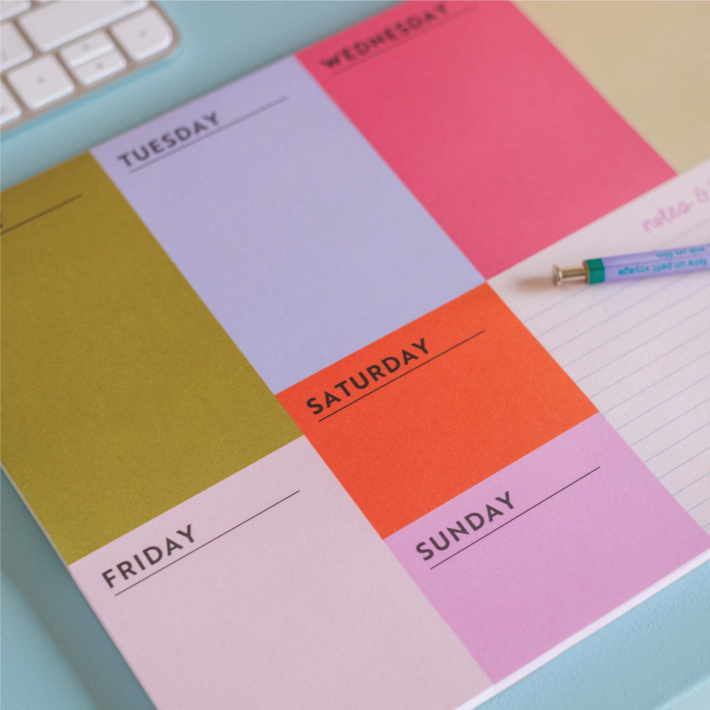Weekly A4 Planner Pad by Good Tuesday