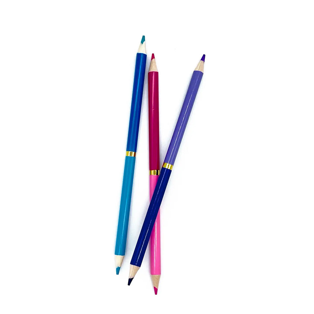 Dual Ended Colored Pencil Set (Rainbow) by Snifty