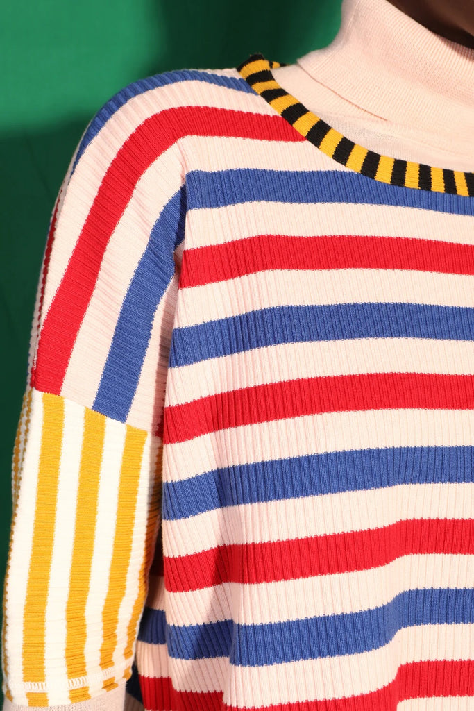 Winston Knit Tee (Multi Stripe) by L.F. Markey