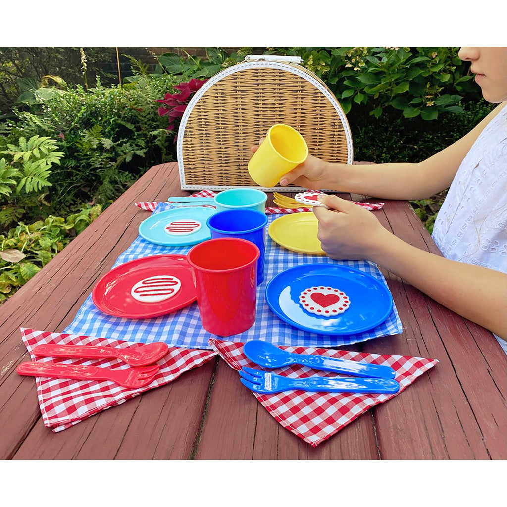 Deluxe Picnic Set (Brown) by Bright Stripes