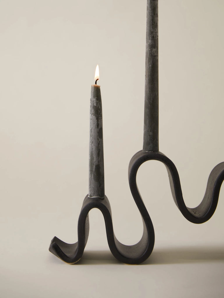 Wyat Candelabra (Black) by Virginia Sin