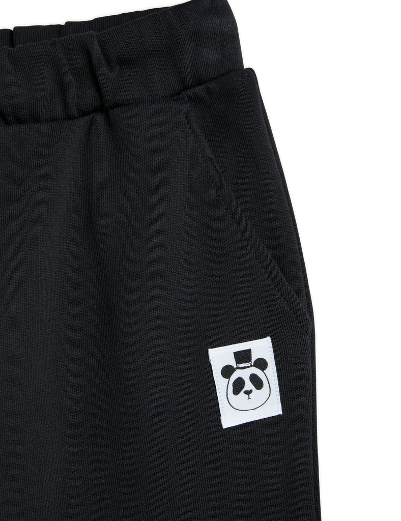 Basic Solid Sweatpants (Black) by Mini Rodini